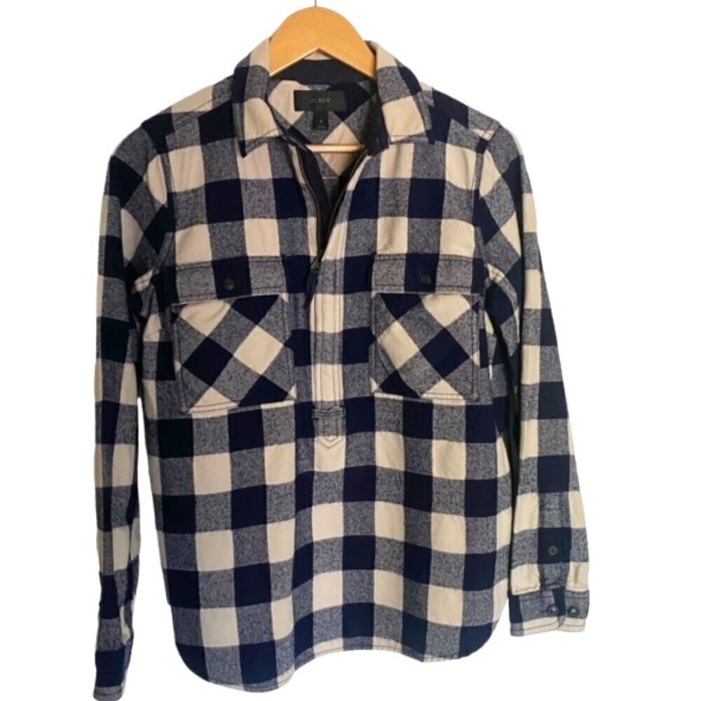 J. Crew Buffalo Check Shirt Jacket Small